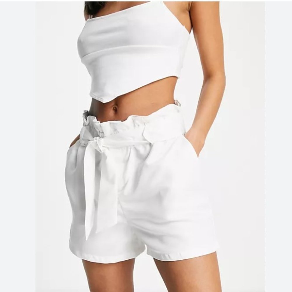Threadbare high waist belted shorts - NWT